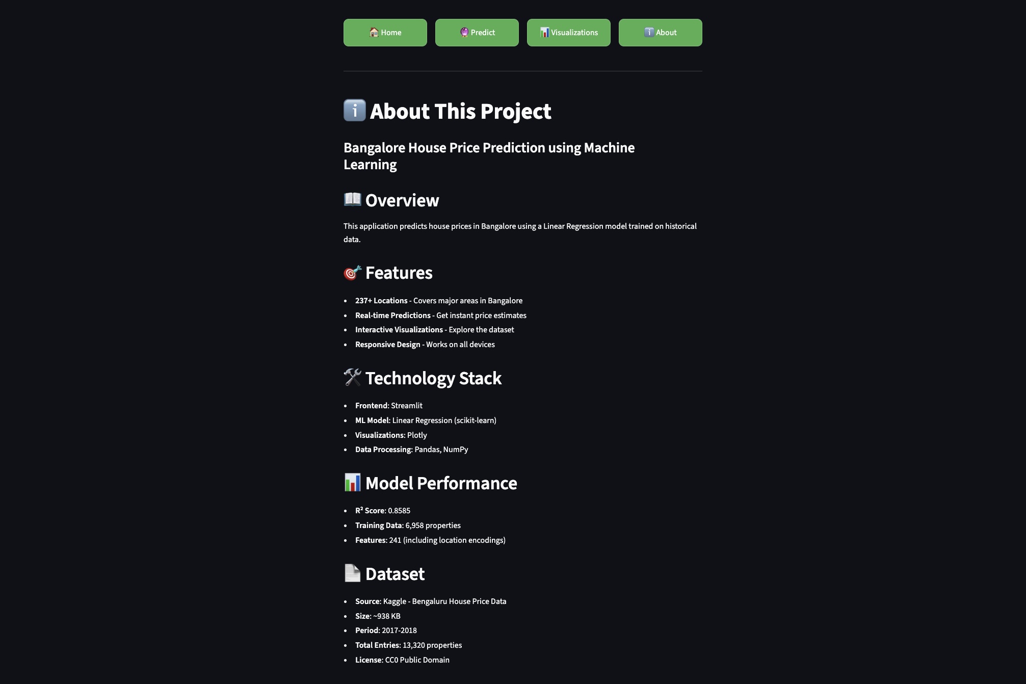 Bangalore Housing Price Prediction - Results